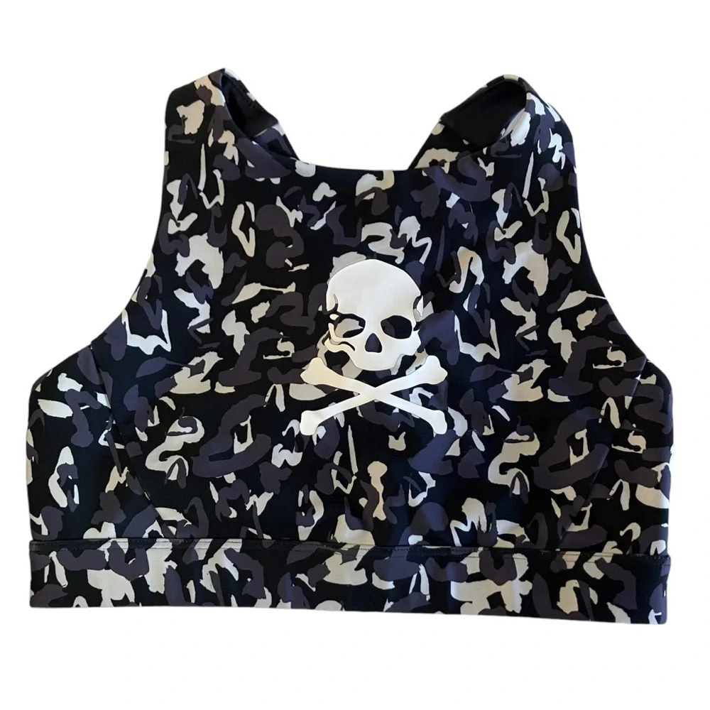 SoulCycle Camo Skull Bra‎ Top Small